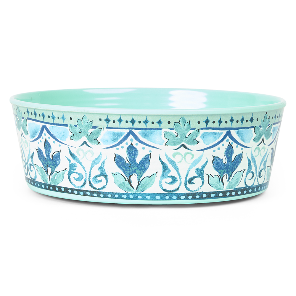Barkley And Bella Melamine Single Wall Fresco Large Dog Bowl