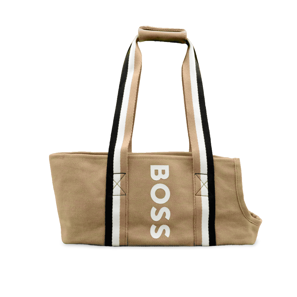 Boss Designer Dog Tote Beige