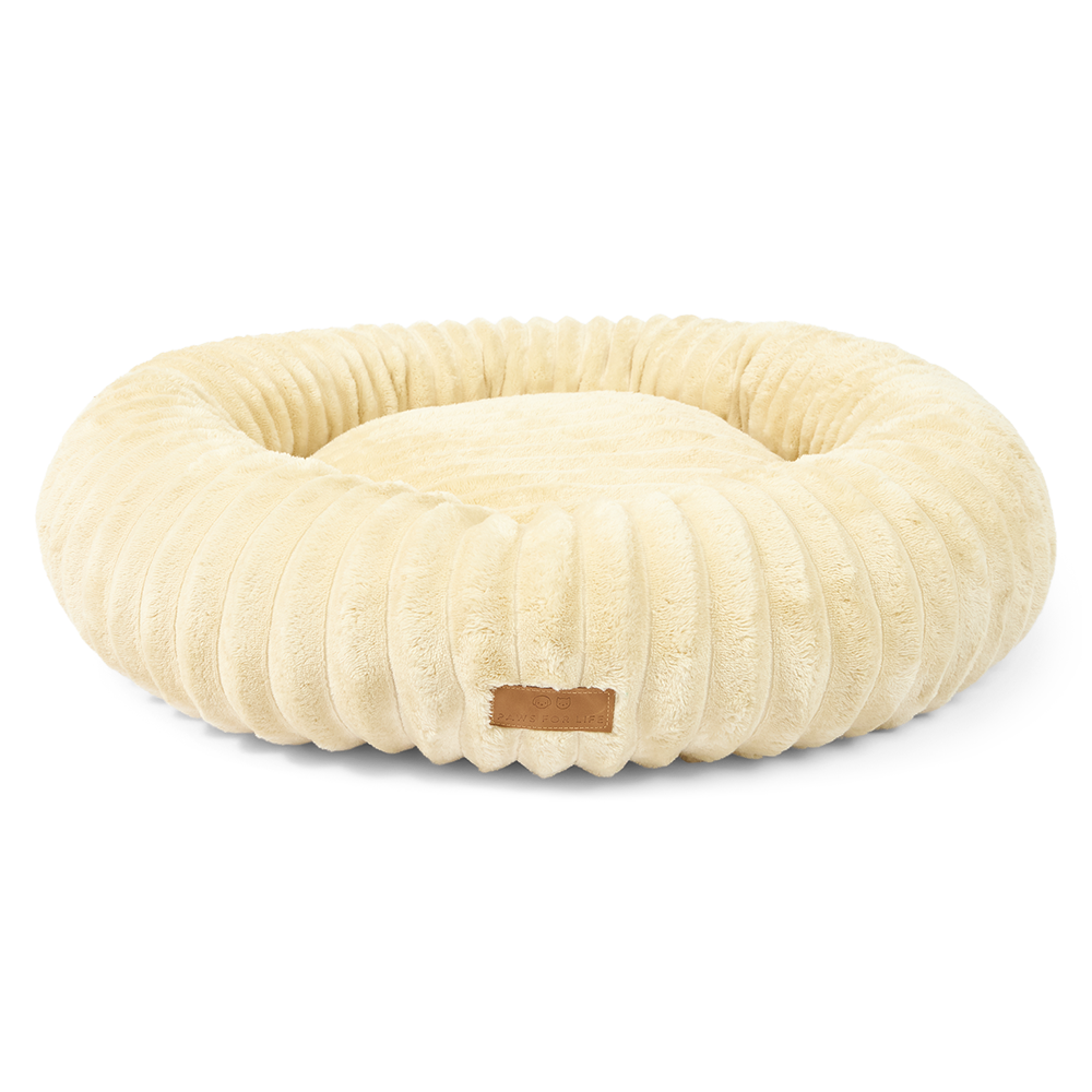 Paws For Life Calming Wide Wale Donut Sofa Bed Beige