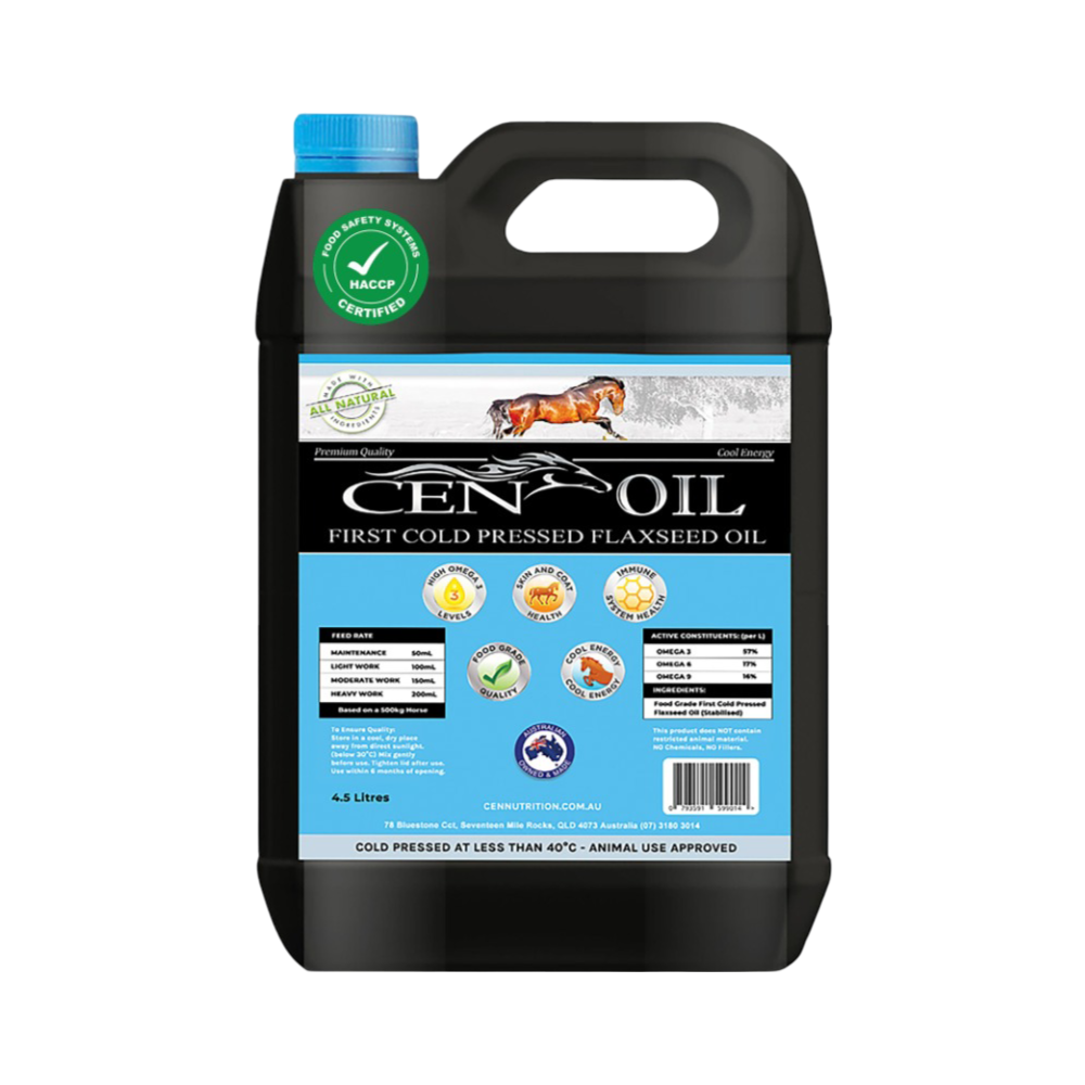 Cen Flaxseed Oil Horse Supplement