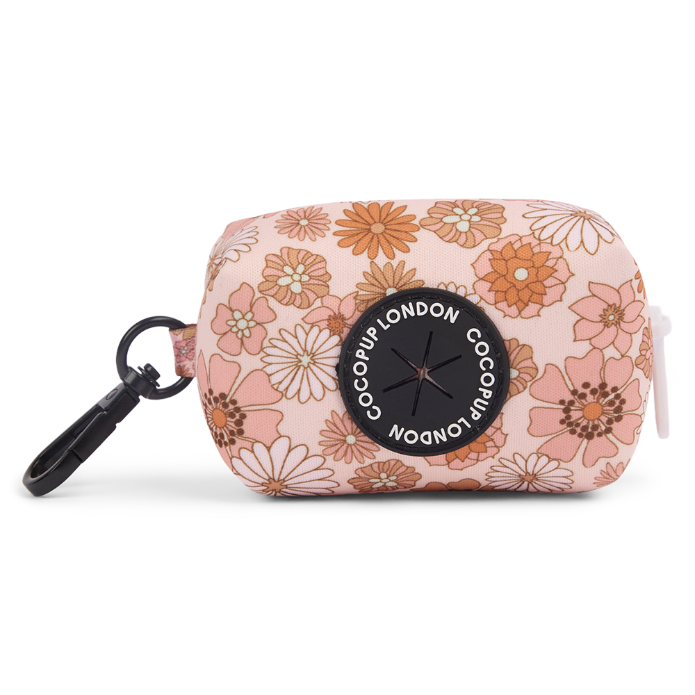 Cocopup London Dog Poop Bag Holder Groovy Florals