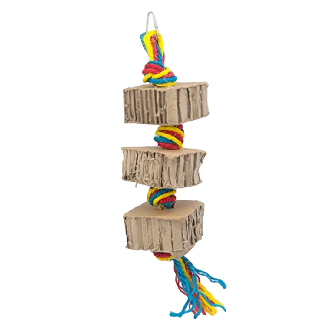 Bainbridge Shredz Cardboard Tower 3 Foraging Bird Toy