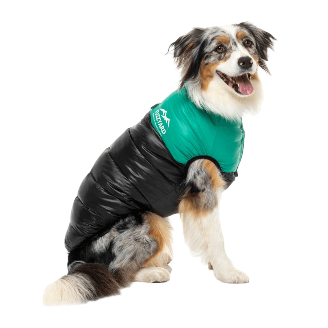 Fuzzyard East Harlem Dog Puffer Jacket Green