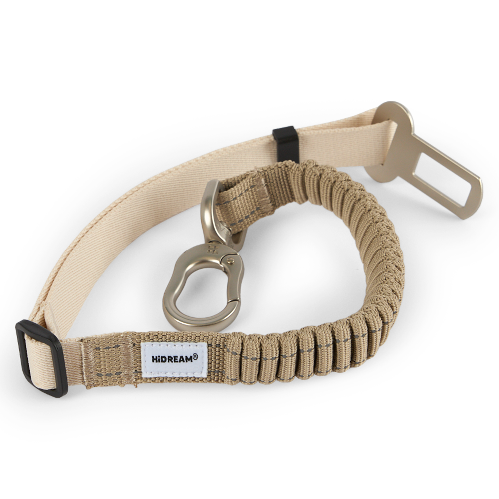 Hi Dream Pet Car Seat Belt Khaki