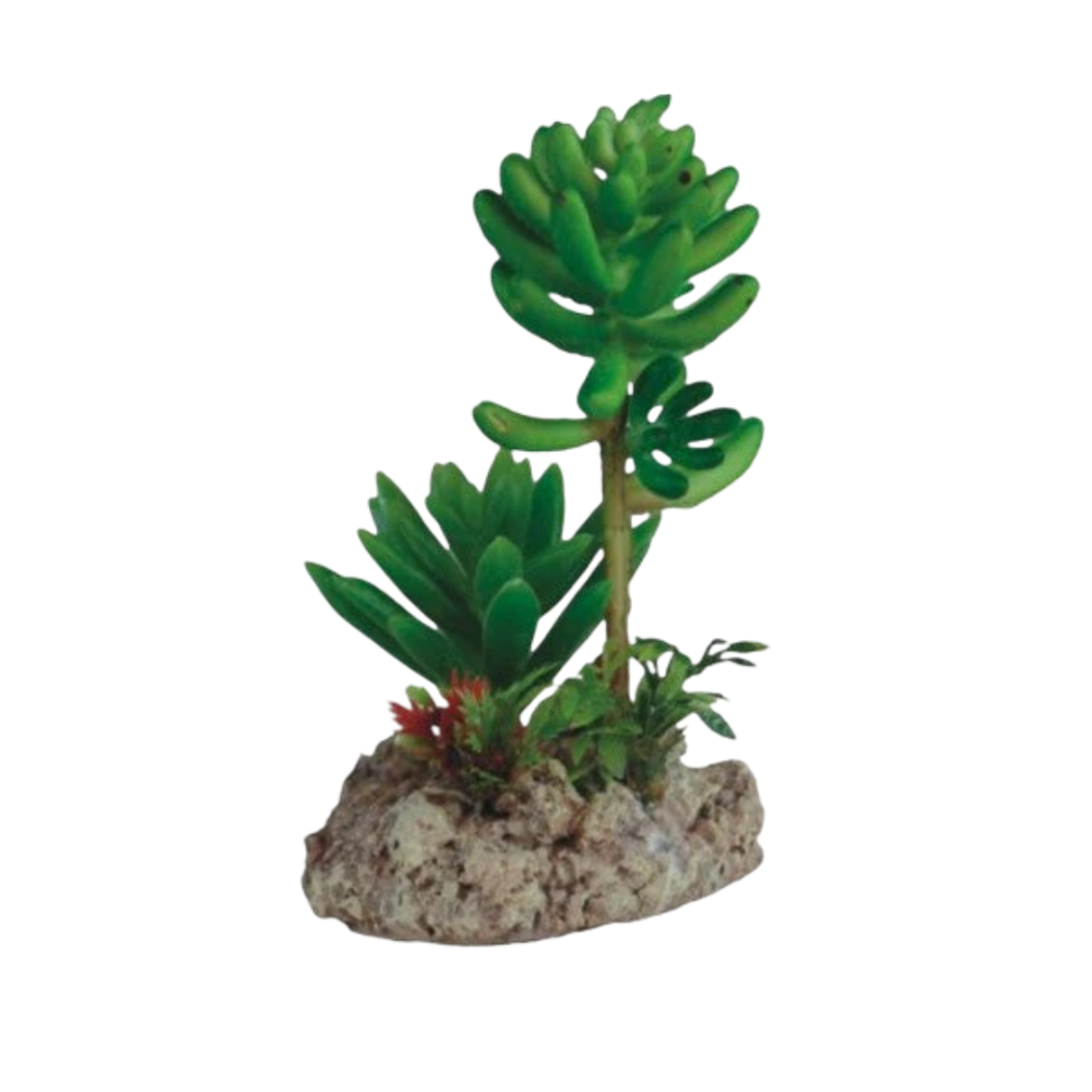 Eco Tech Reptile Twin Cactus Unit Plant Decor