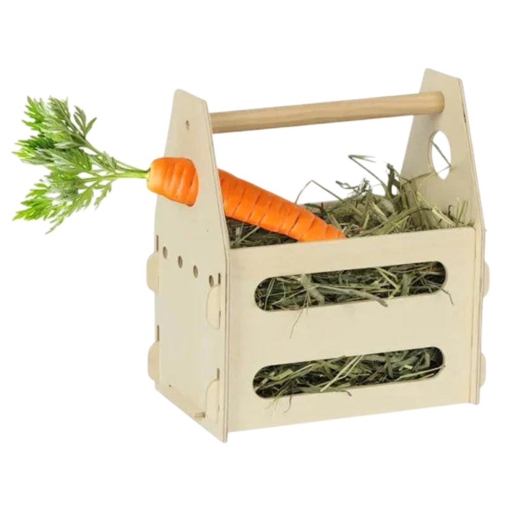 Veggie Patch Tool Box Hay Rack Feeder For Small Animals