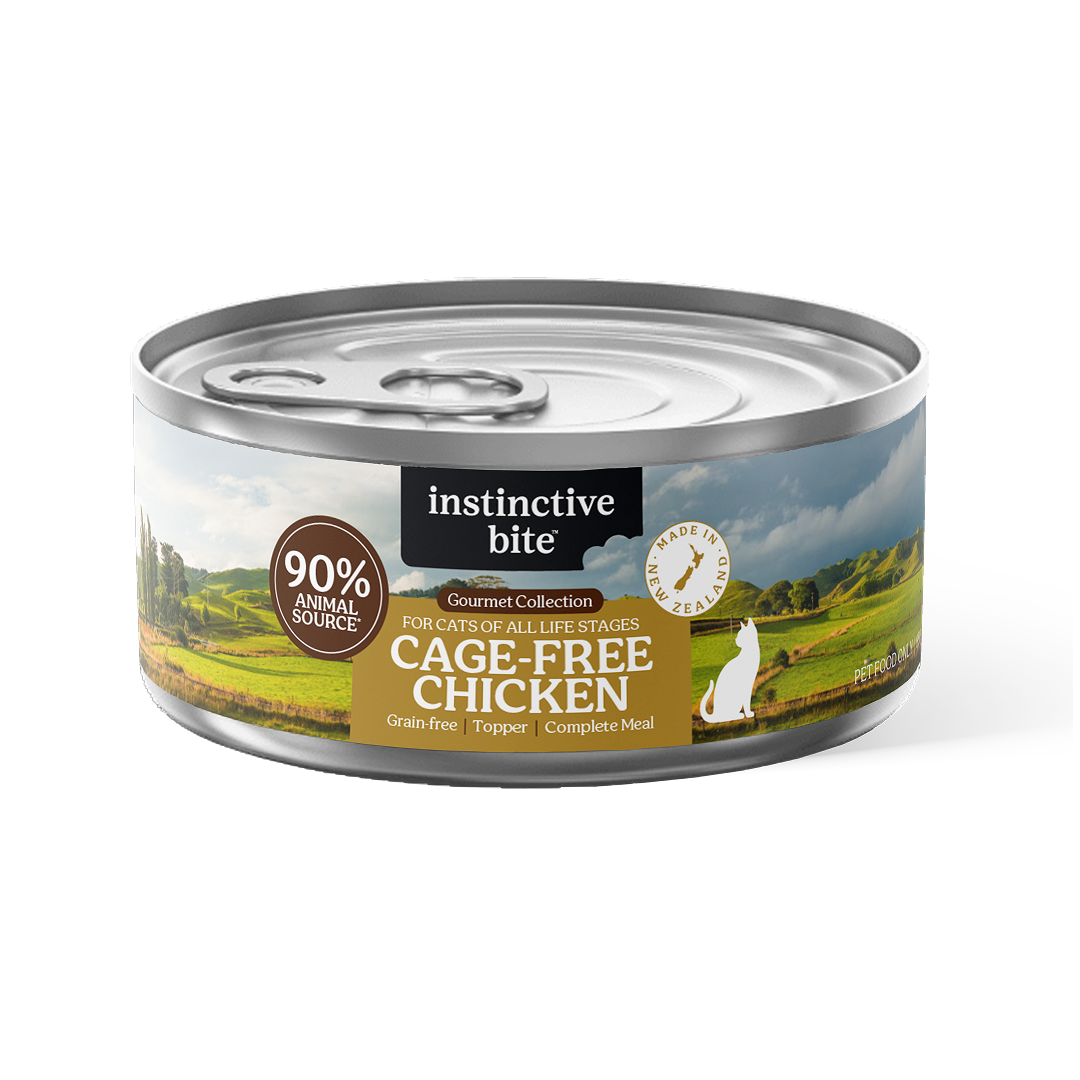 Instinctive Bite Single Protein Chicken All Lifestages Wet Cat Food Cans