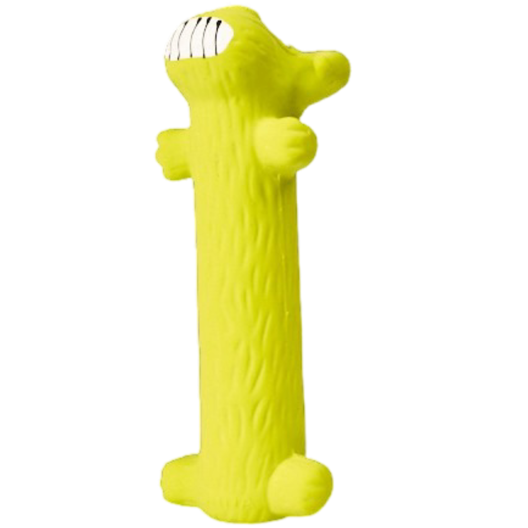 Multipet Loofa Latex Green Dog Toy