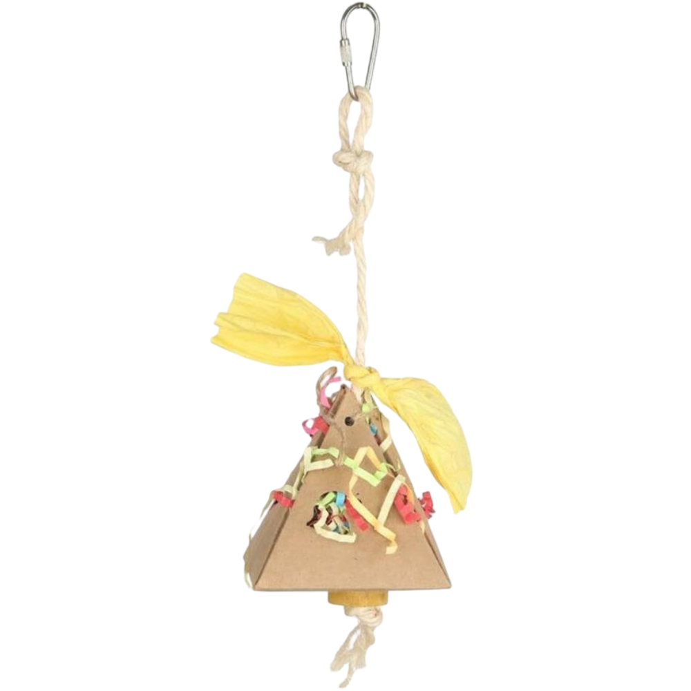 Nature Island Pyramid Favour Box Hanging Bird Toy