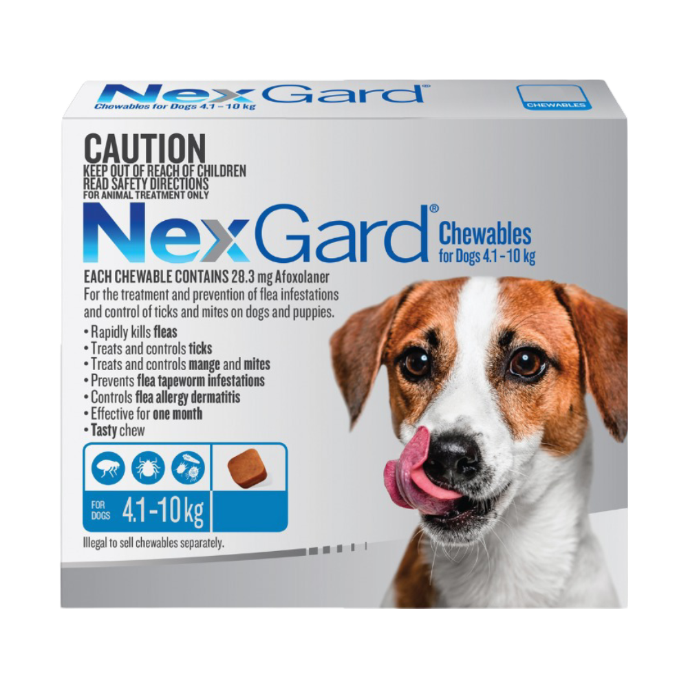 NexGard Blue for Small Dogs 4-10kg Top dogs on price Pet Circle