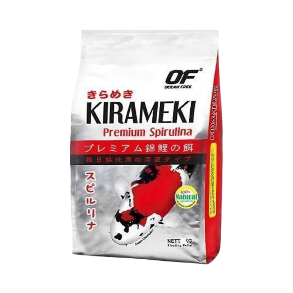 Ocean Free Kirameki Premium Spirulina Koi Pond Pellet Mini