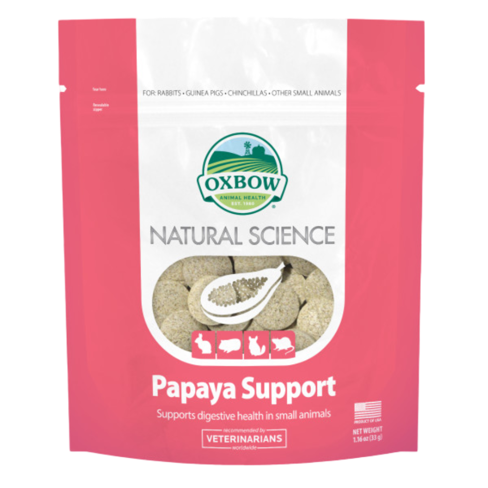 Oxbow Natural Science Papaya Support Small Animal Supplement Treats