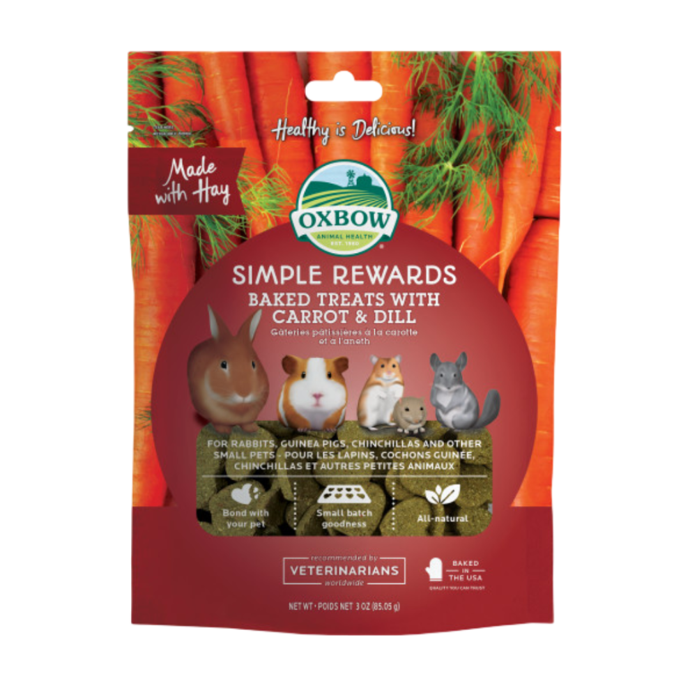 Oxbow Simple Rewards Carrot And Dill Treats For Small Animals
