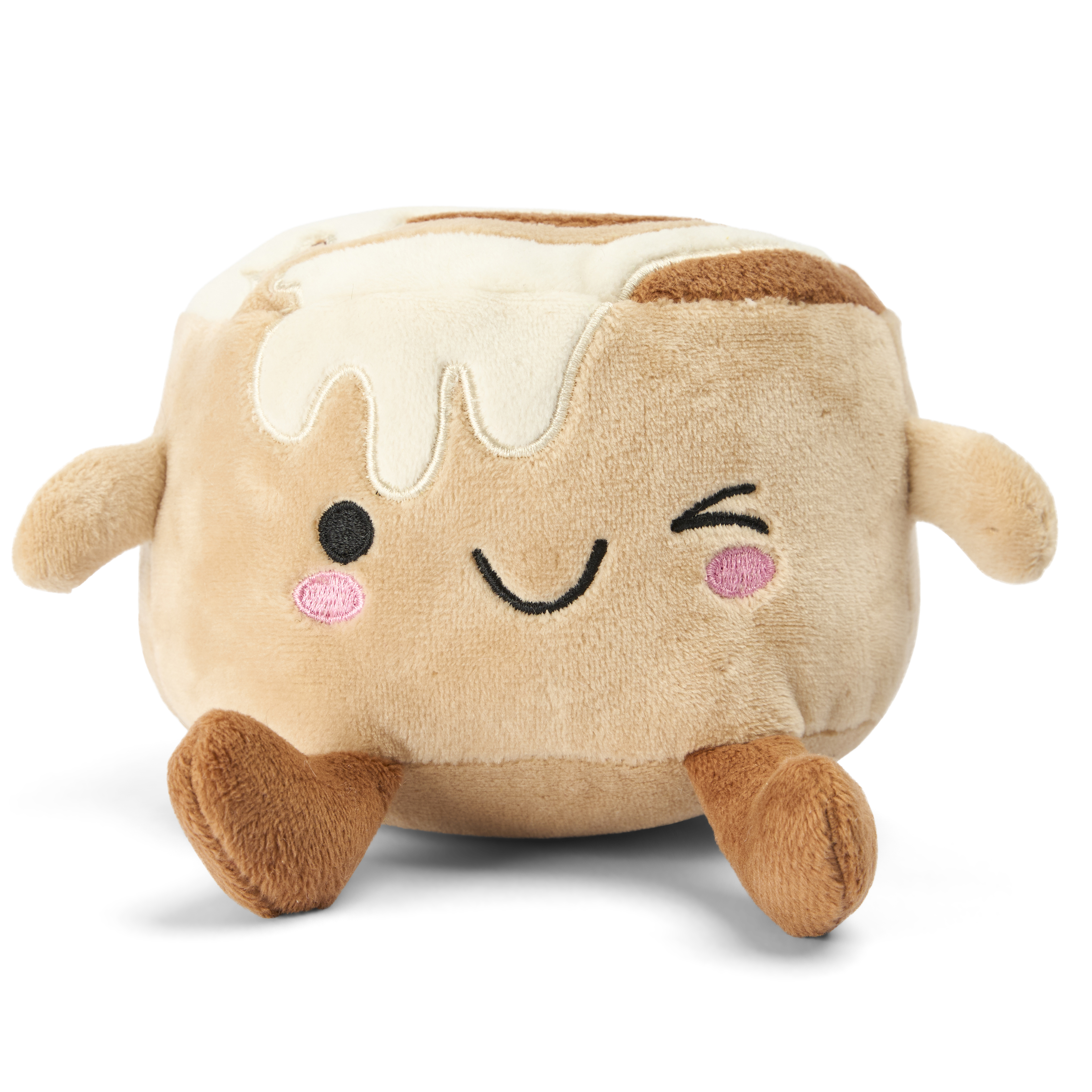 Paws For Life Cinnamon Roll Plush Dog Toy