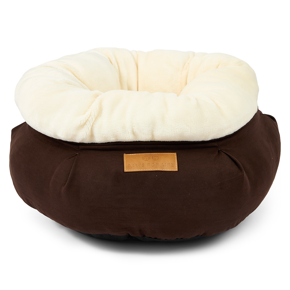 Paws For Life Donut Snuggler Cave Bed For Dogs And Cats
