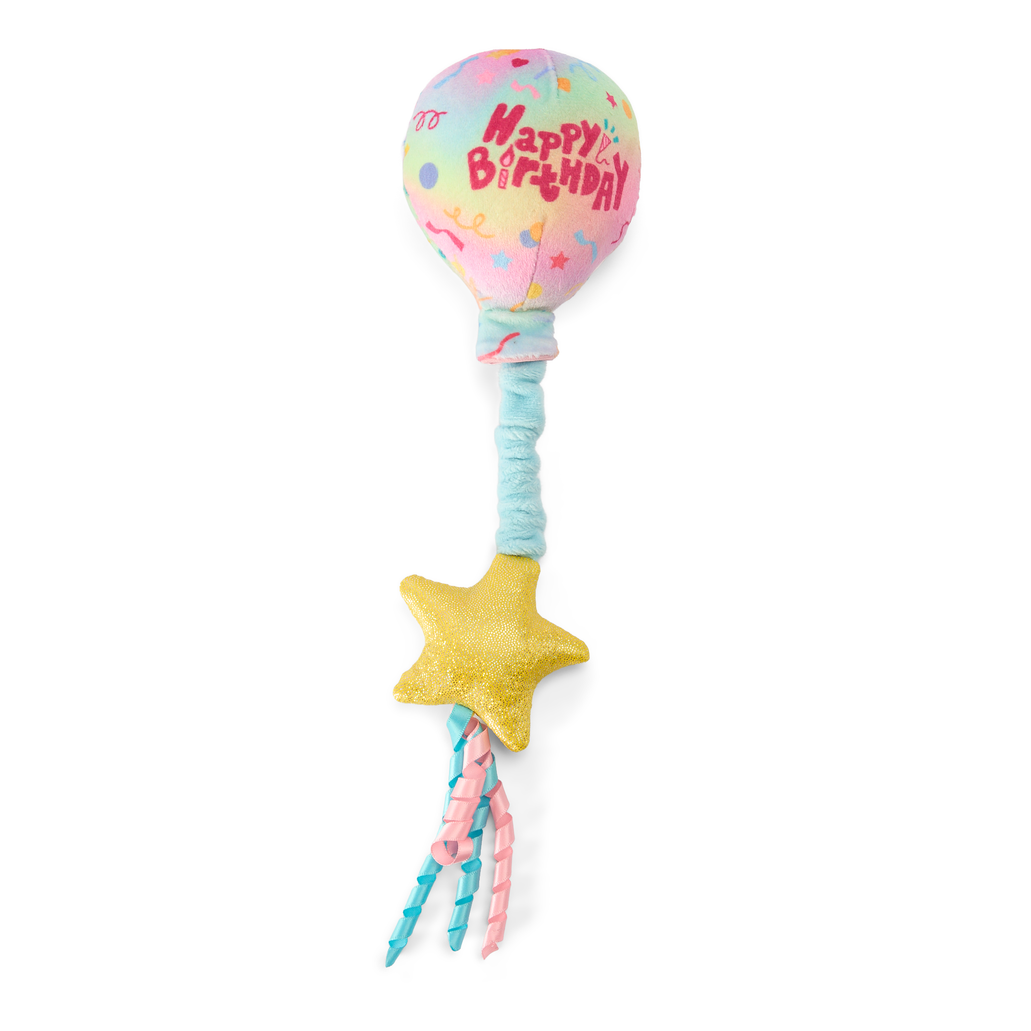 Paws For Life Birthday Party Hot Air Balloon With Bungee Star and Catnip Cat Toy