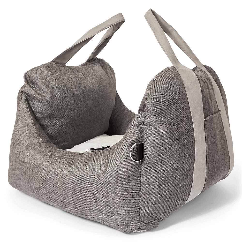 Paws For Life Dog Travel Car Seat Bed Grey