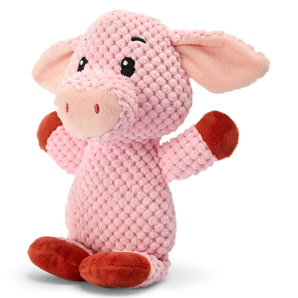 Paws For Life Pig Plush Dog Toy