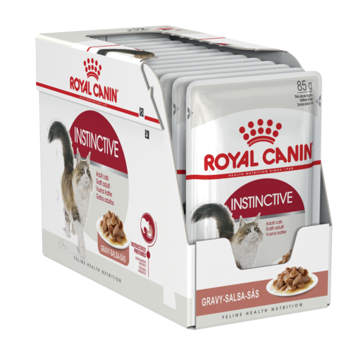 ADULT INSTINCTIVE GRAVY WET CAT FOOD POUCHES 12 X 85G Image