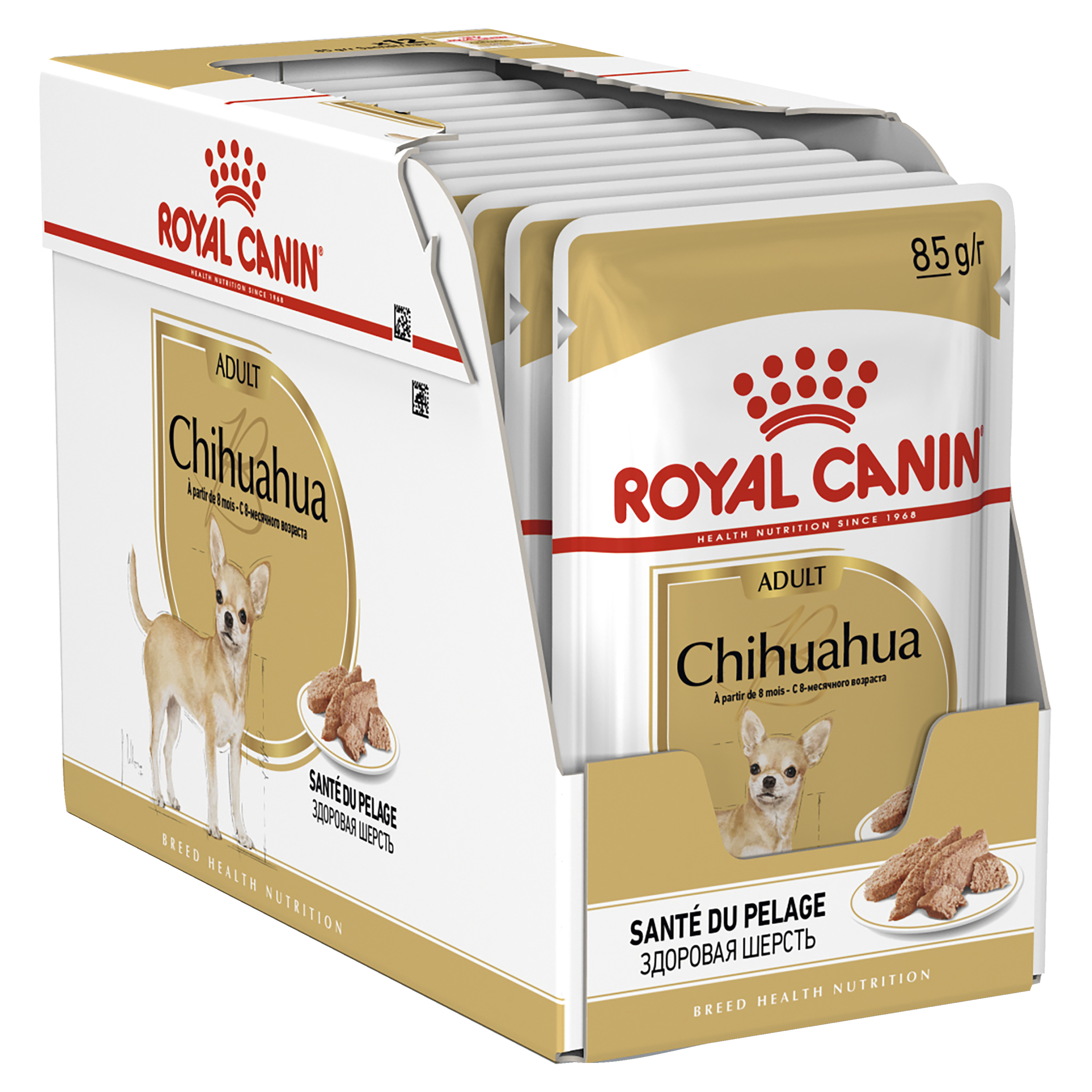 CHIHUAHUA ADULT WET DOG FOOD POUCHES 12 X 85G Image