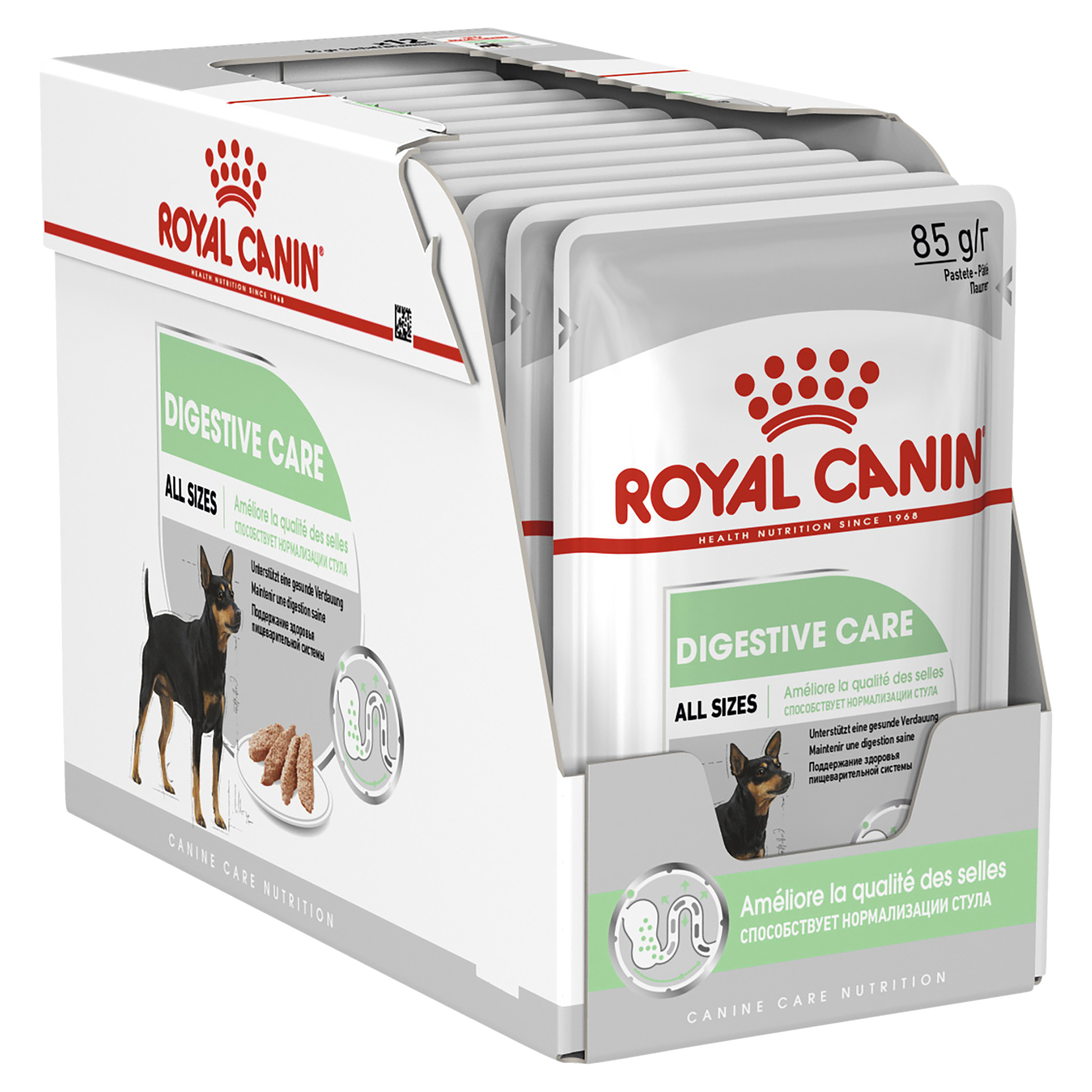 Royal Canin Digestive Care Loaf Adult Wet Dog Food Pouches Top