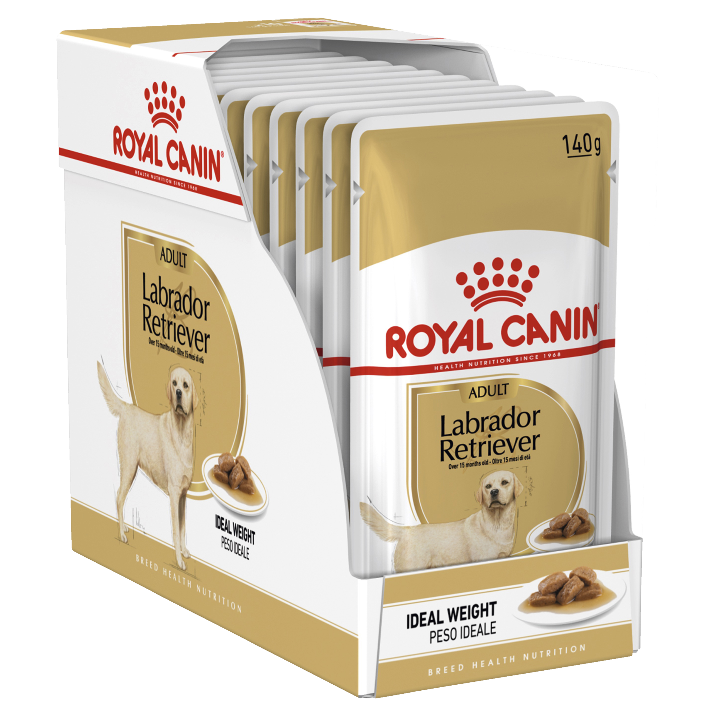 Labrador Retriever Adult Gravy Wet Dog Food Pouches
