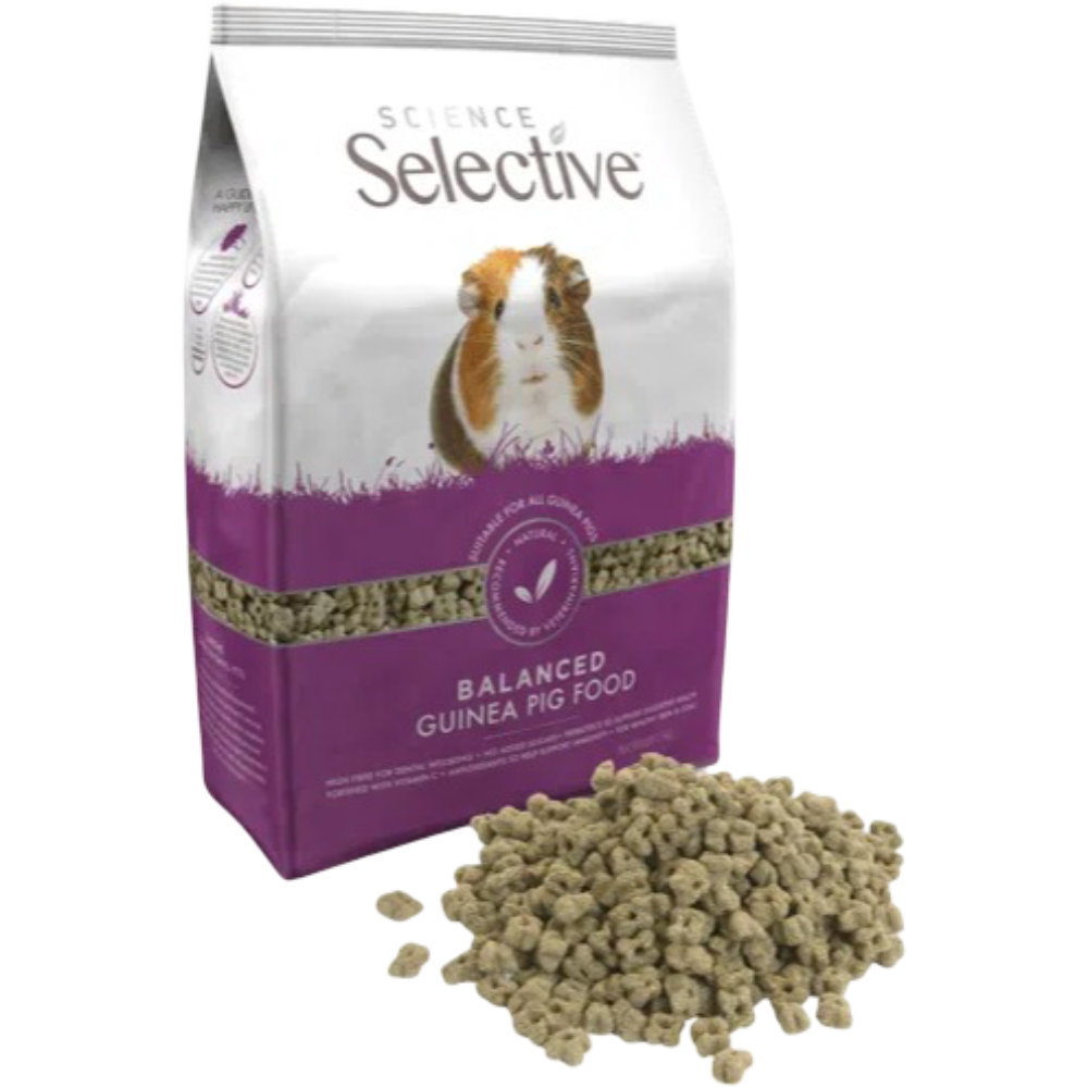 View of Science Selective Balanced Adult Guinea Pig Pellet Food With Vitamin C ...