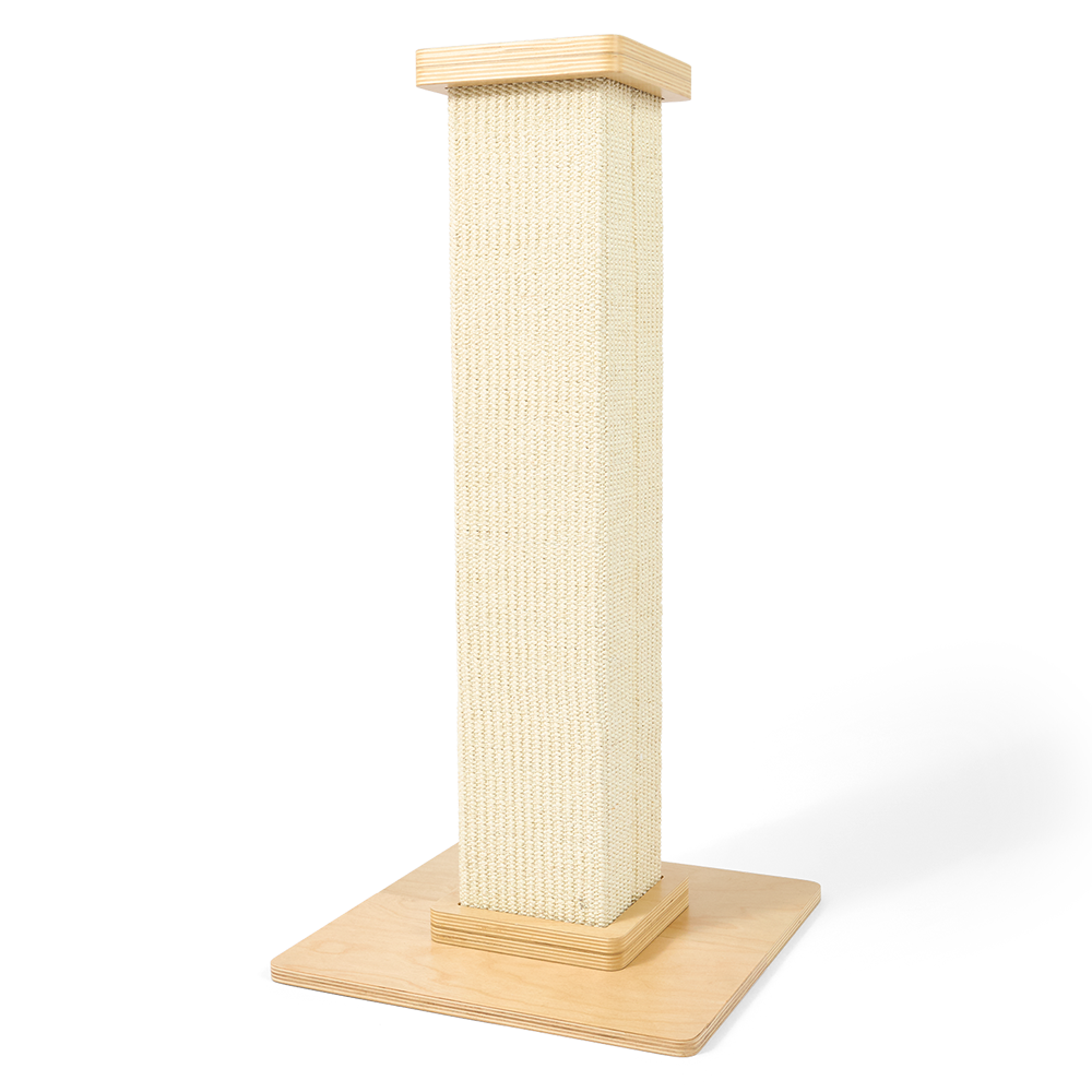 The Catsentials Wooden Scratching Post