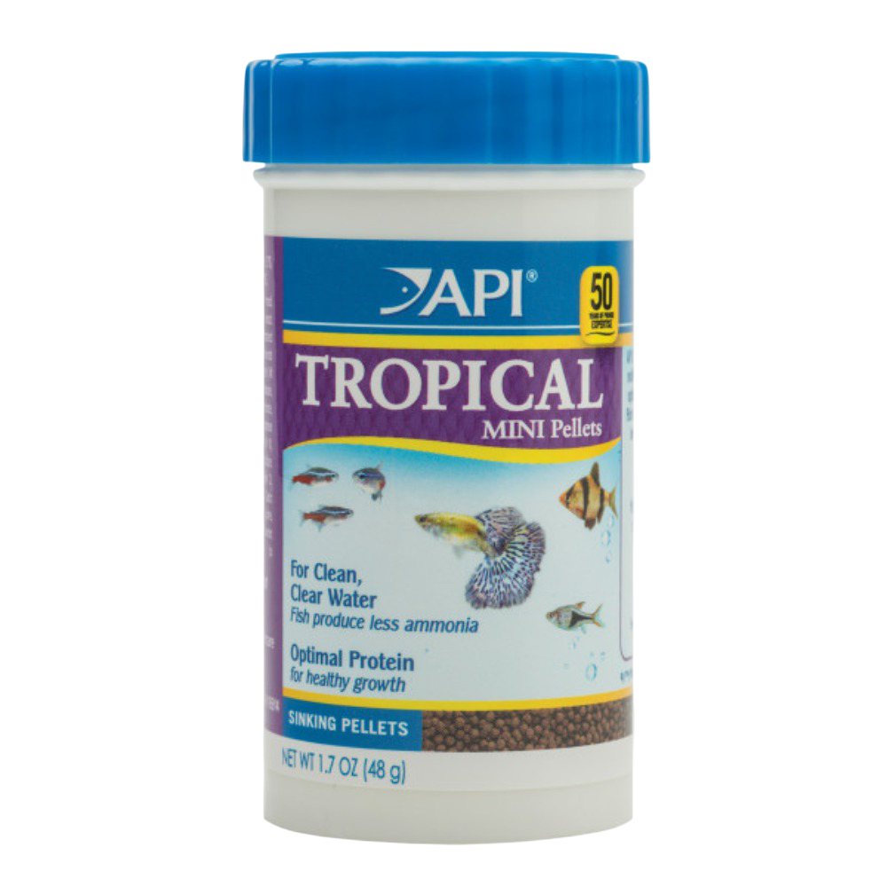 Api Tropical Mini Pellets Food For Smaller Tropical Community Fish