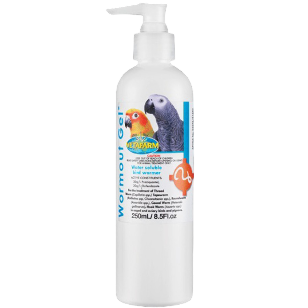 Wormout Gel Worm Control For Caged & Aviary Birds