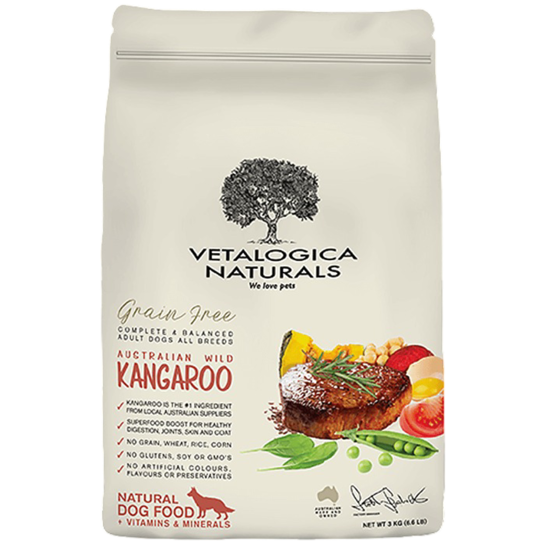 Vetalogica Naturals Kangaroo Grain Free Adult Dry Dog Food