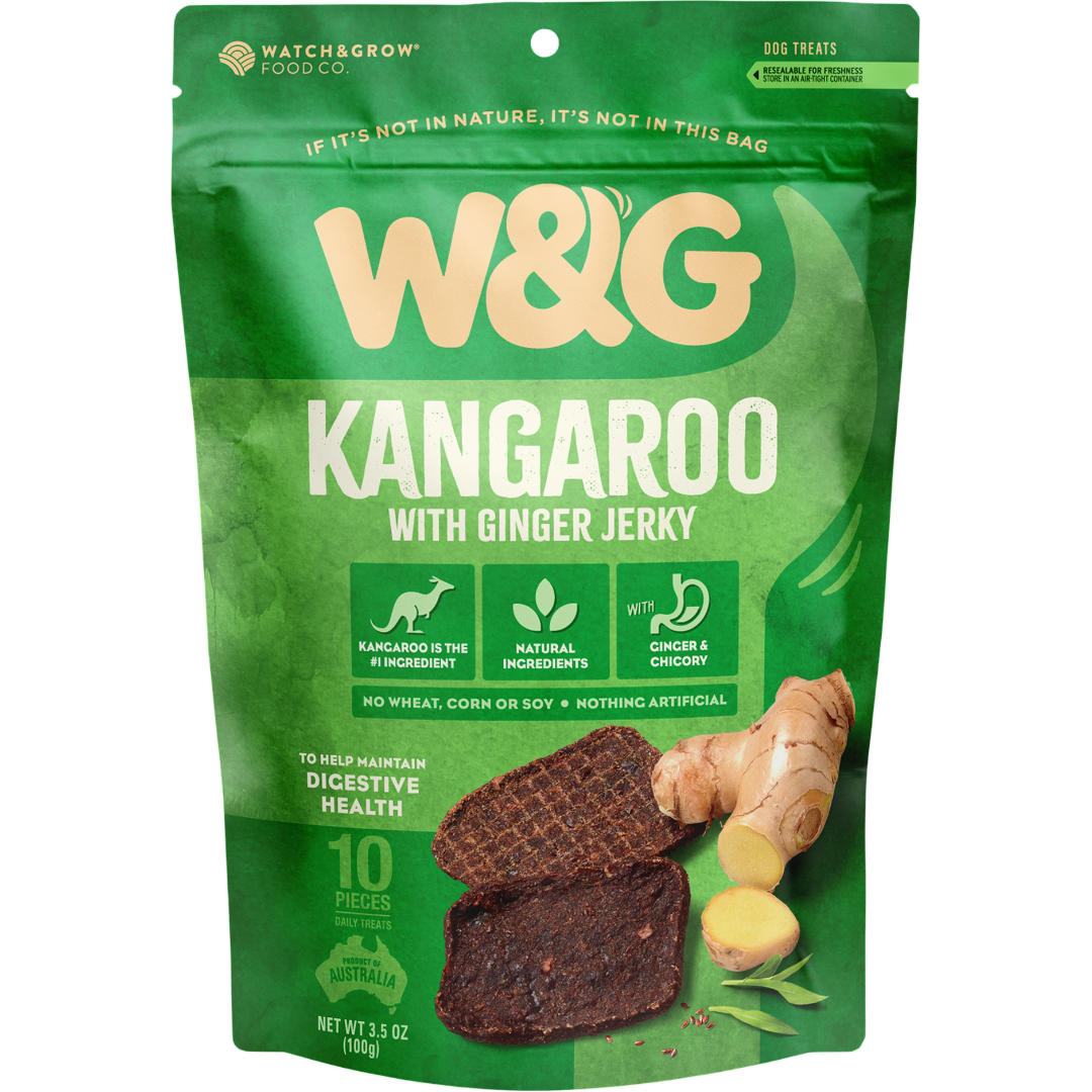 Wag Kangaroo And Ginger Jerky Dog Treats