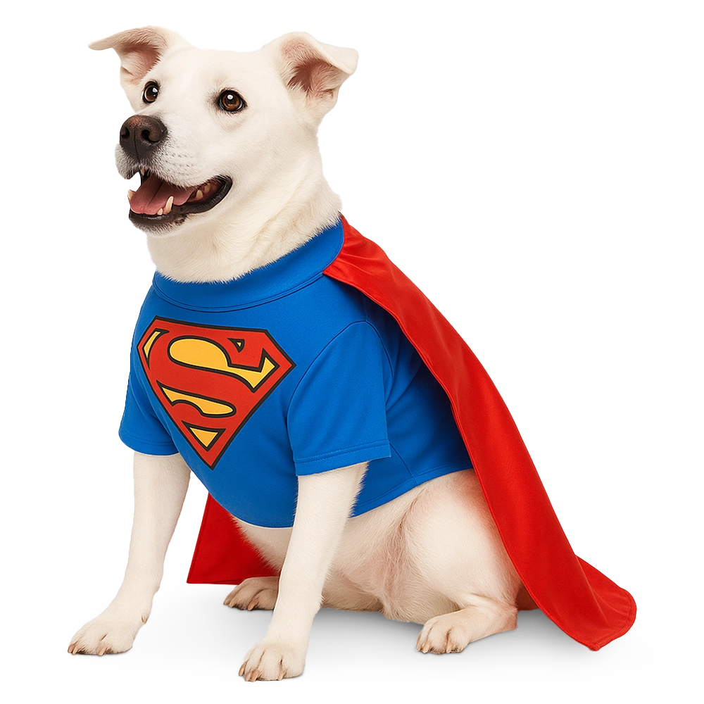 Rubies Deerfield DC Comics Deluxe Superman Blue Dog Costume