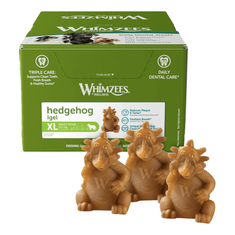 Whimzees XL Hedgehog Dental Bulk Box Dog Treats