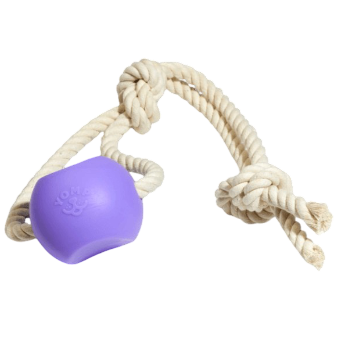 Yomp Ball Rope Dog Toy