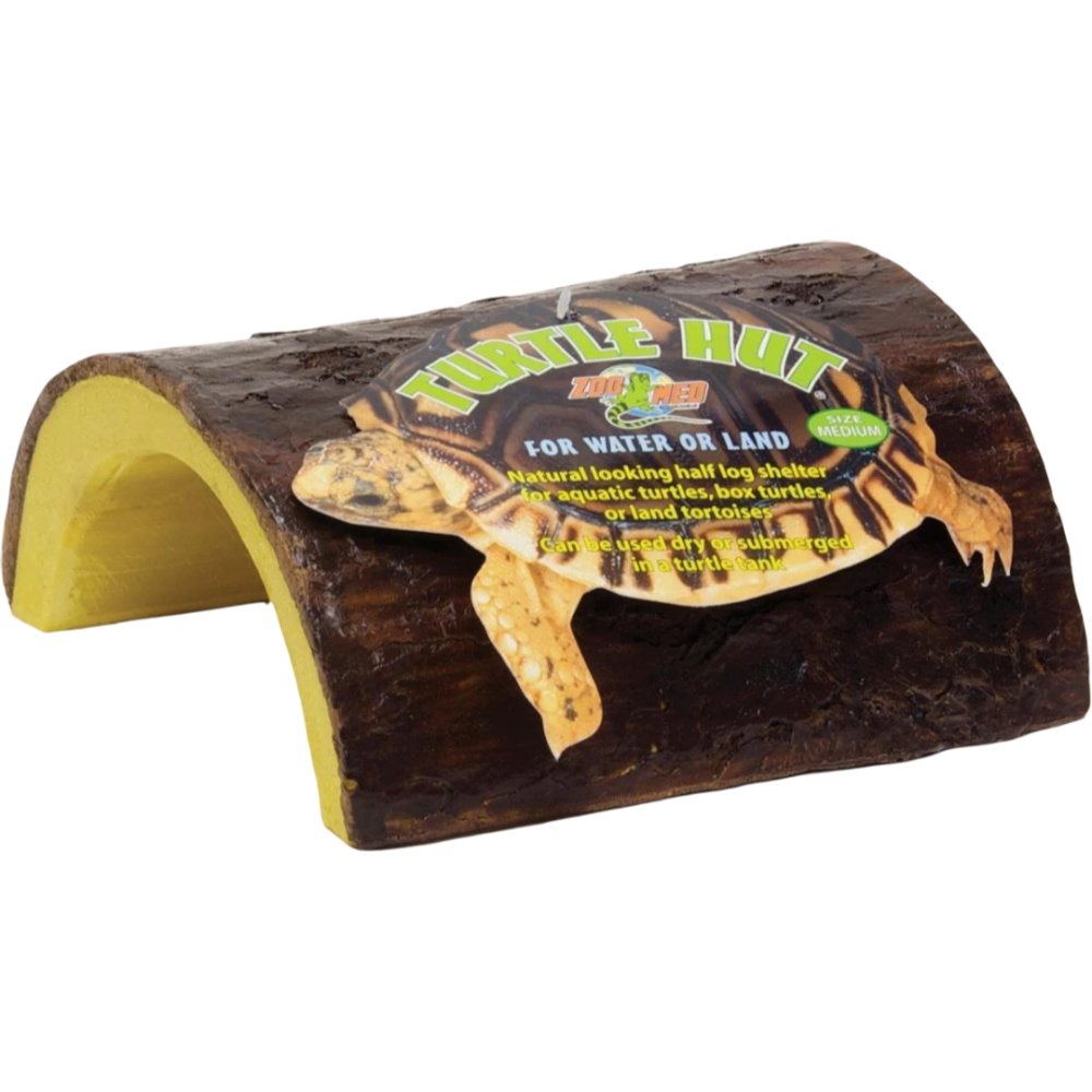 Zoo Med Reptile Turtle Hut Half Log