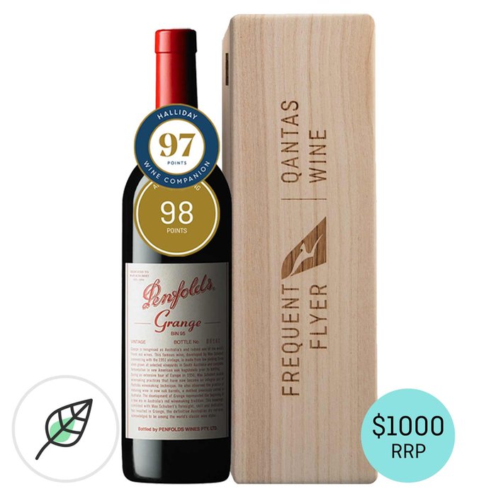 Penfolds Grange 2017 in Wooden Gift Box | Qantas Wine