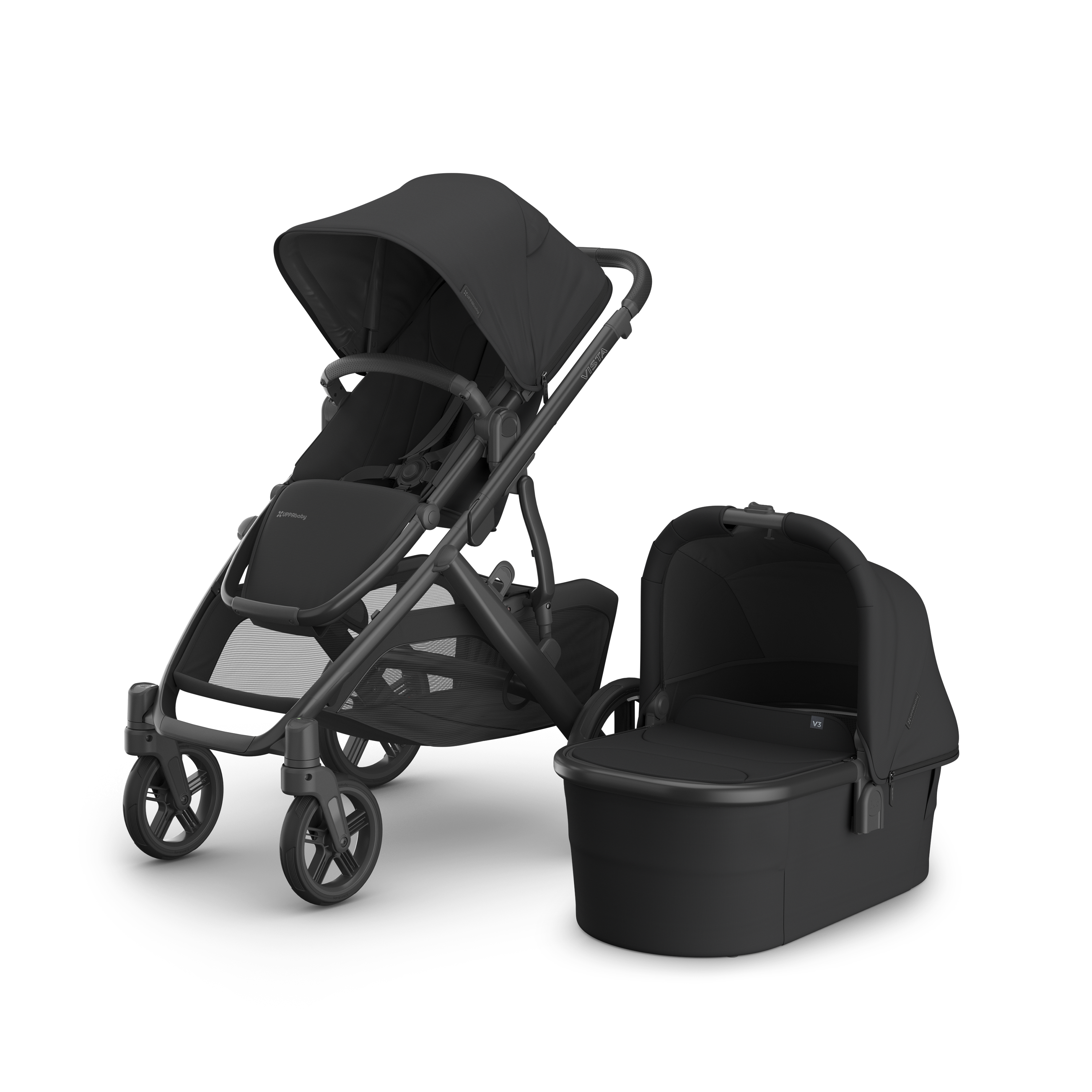 Uppababy Vista V3 with Bassinet and Rumble Seat Bundle | Baby Bunting AU