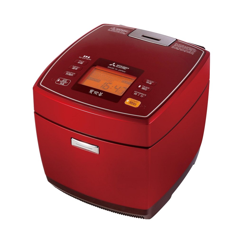 Mitsubishi Electric 1.8L IH Rice Cooke NJ-EV187HR - Red